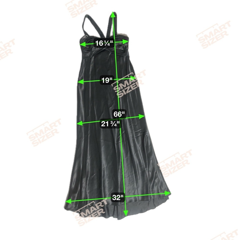 VTG 90 Y2K Prom Dress Black Whimsigoth Glam Vamp Satiny Slinky Sexy Maxi Gown 12 - Picture 5 of 6